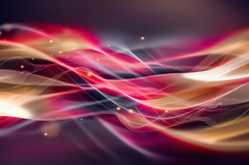 glowing wavy lines