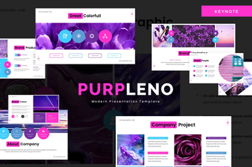 Purpleno - Keynote Template