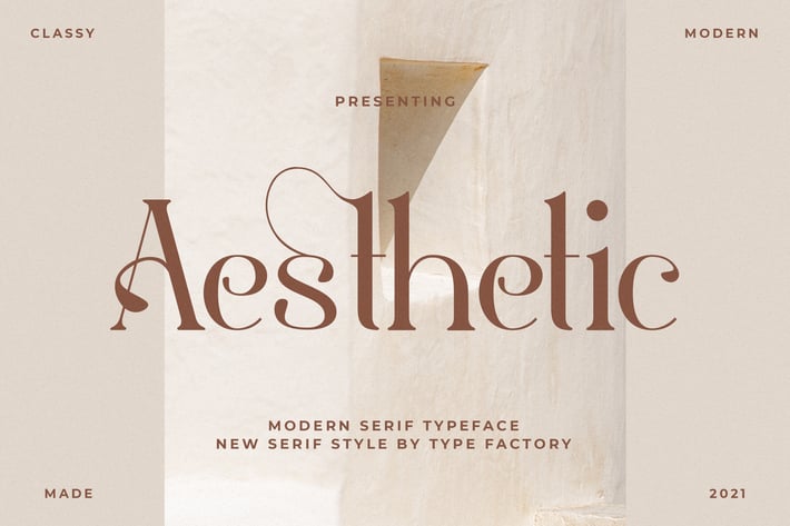 Aestetic – Modern Serif Font