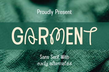 Garment - Sans Serif Font