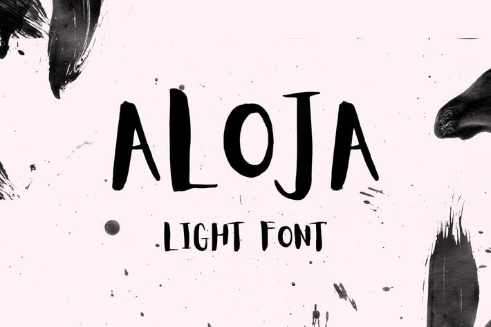Aloja Light Font