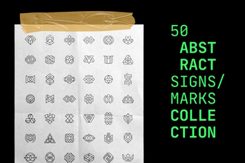 50 Abstract Logos / Signs / Marks Collection