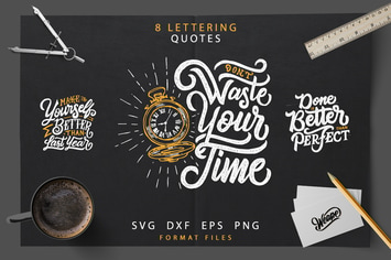 Lettering Motivational Quotes  SVG Bundle