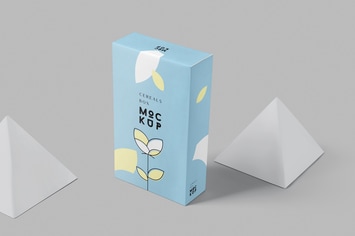 Cereals Box Mockup - Slim Size Box