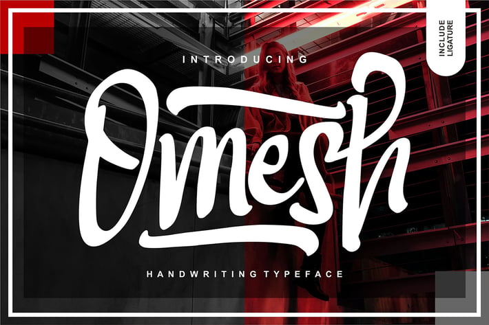 Omesh Handwriting Typeface