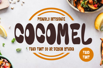 Cocomel - Food Fonts