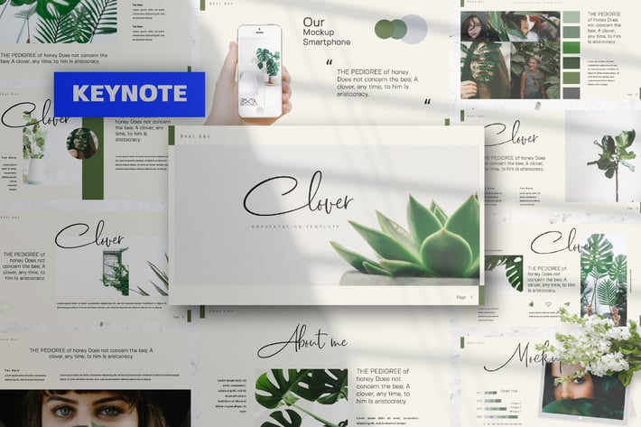 CLOVER - Creative Keynote Template