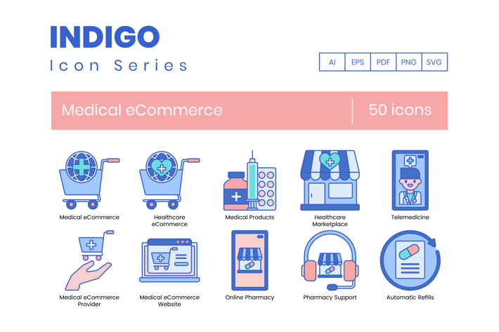 Medical eCommerce Icons