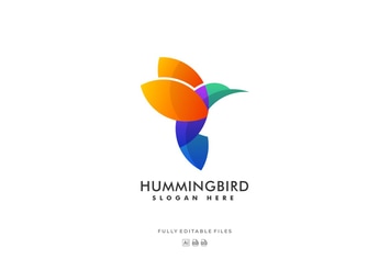 Hummingbird Colorful Logo