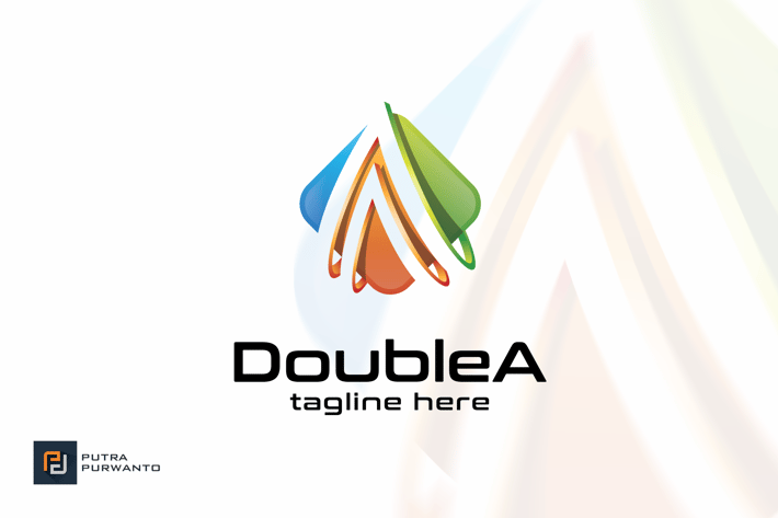 Double A / Letter A - Logo Template