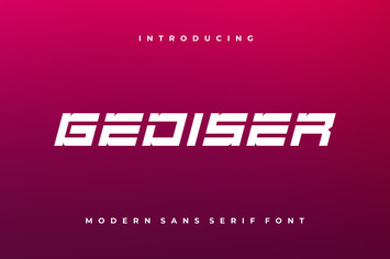 Gediser Font