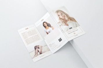 DL Trifold Brochure Mockups