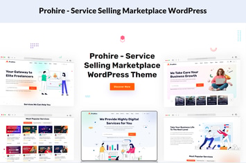 Prohire - Service Selling Marketplace WordPress
