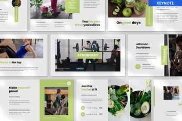 Strongest - Fitness and Gym Keynote Template