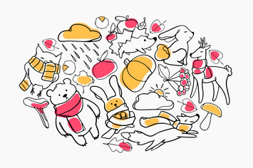 Cute Autumn Doodles