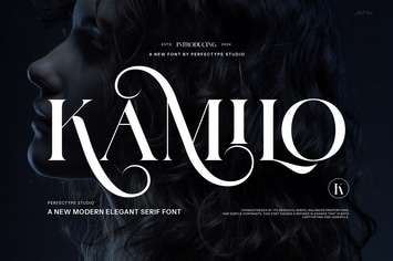 Kamilo Ligature Serif Font