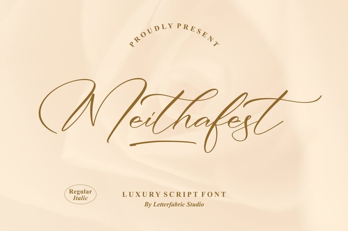 Meithafest Luxury Script Font
