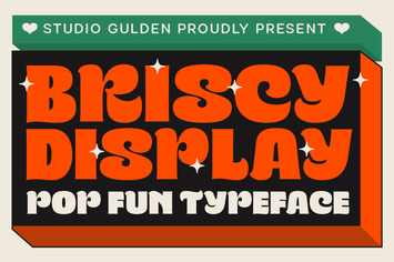 Briscy Display Font
