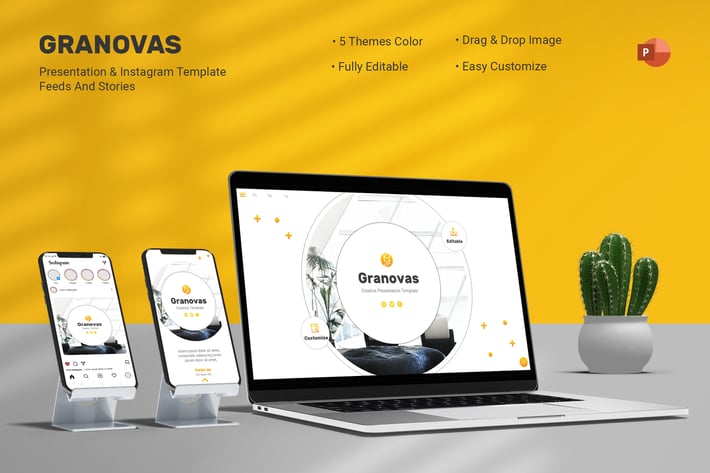 Granovas - Powerpoint & Instagram Template
