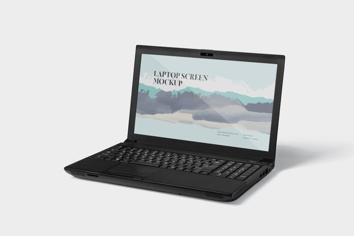 Laptop Screen Mockup - Windows Edition