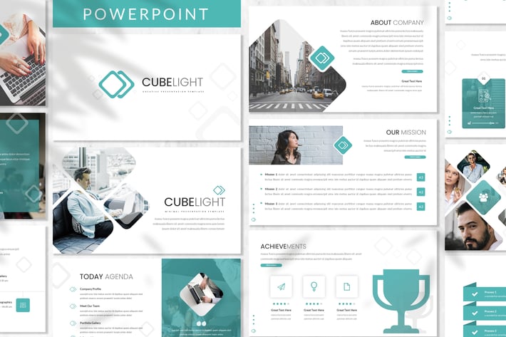 Cubelight - Business Powerpoint Template