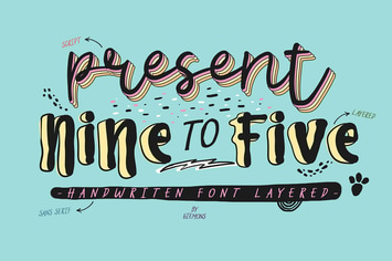 Nine To Five Font
