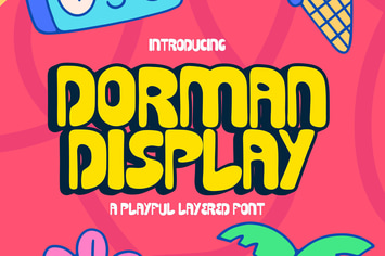 Dorman Display - A Shadowed Display Font