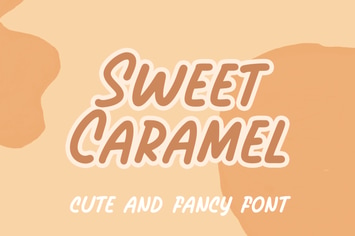 Sweet Caramel Display Font