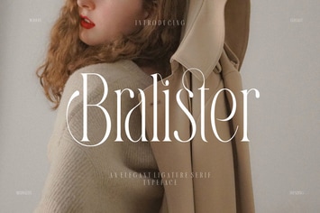 Bralister An Elegant Ligature Serif