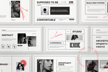 Iconic - Minimal Fashion Powerpoint Template 