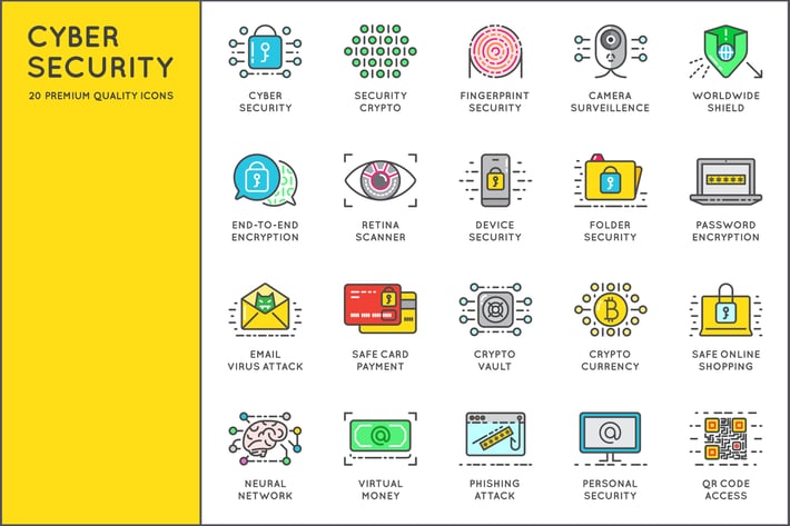 Awesome Cyber Security Icons