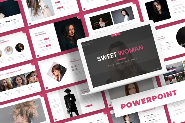 Sweet Woman - Powerpoint Template