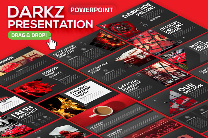 Darkz Powerpoint Template