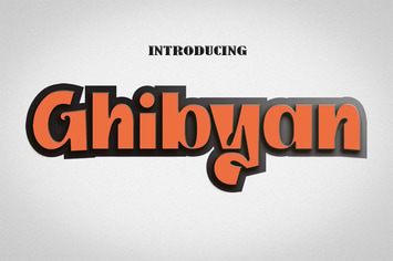 Ghinibyan - Display Font