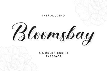 Bloomsbay - A Modern Script Typeface 
