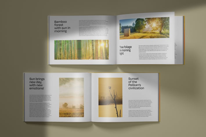 Horizontal Catalogue Mockup