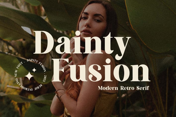 Dainty Fusion Modern Retro Serif Font