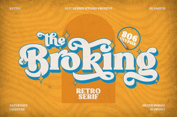 Broking Typeface