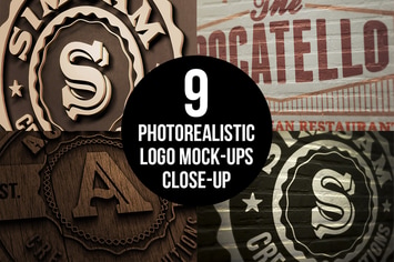Photorealistic Close-up Mock-ups v.1