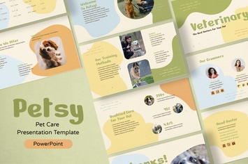 Pet Care Presentation PowerPoint Template