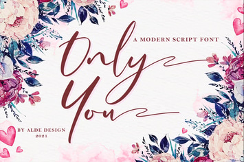Only You - Modern Script Font