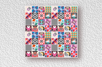 Abstract Geometric Patterns vector design