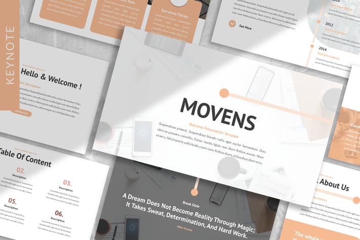 Movens - Business Keynote Template