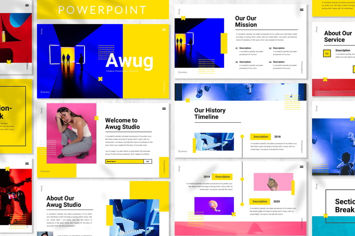 Awug - Creative Powerpoint Template