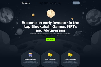 Risebot - Metaverse IGO Launchpad React Template