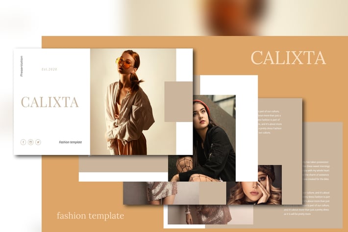 Calixta - Fashion Keynote Template