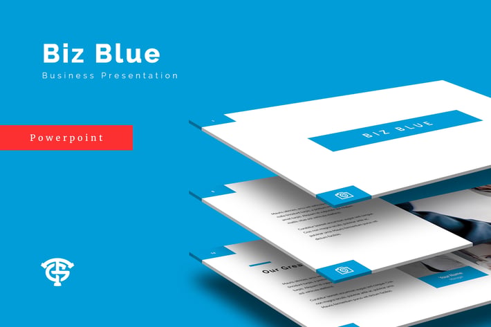 Biz Blue Business - Powerpoint