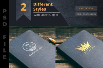 Book Cover Logo Mockup