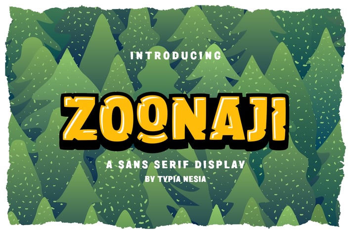 Zoonaji Sans Display