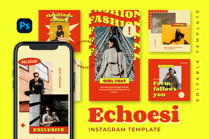 Ecohesi - Retro Instagram Stories and Post